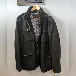 Ben Sherman Lined Wool Coat XXL